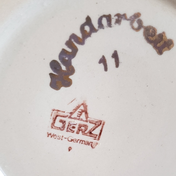 Vintage Gerz West Germany Handpainted Beer Stein - Picture 9 of 9